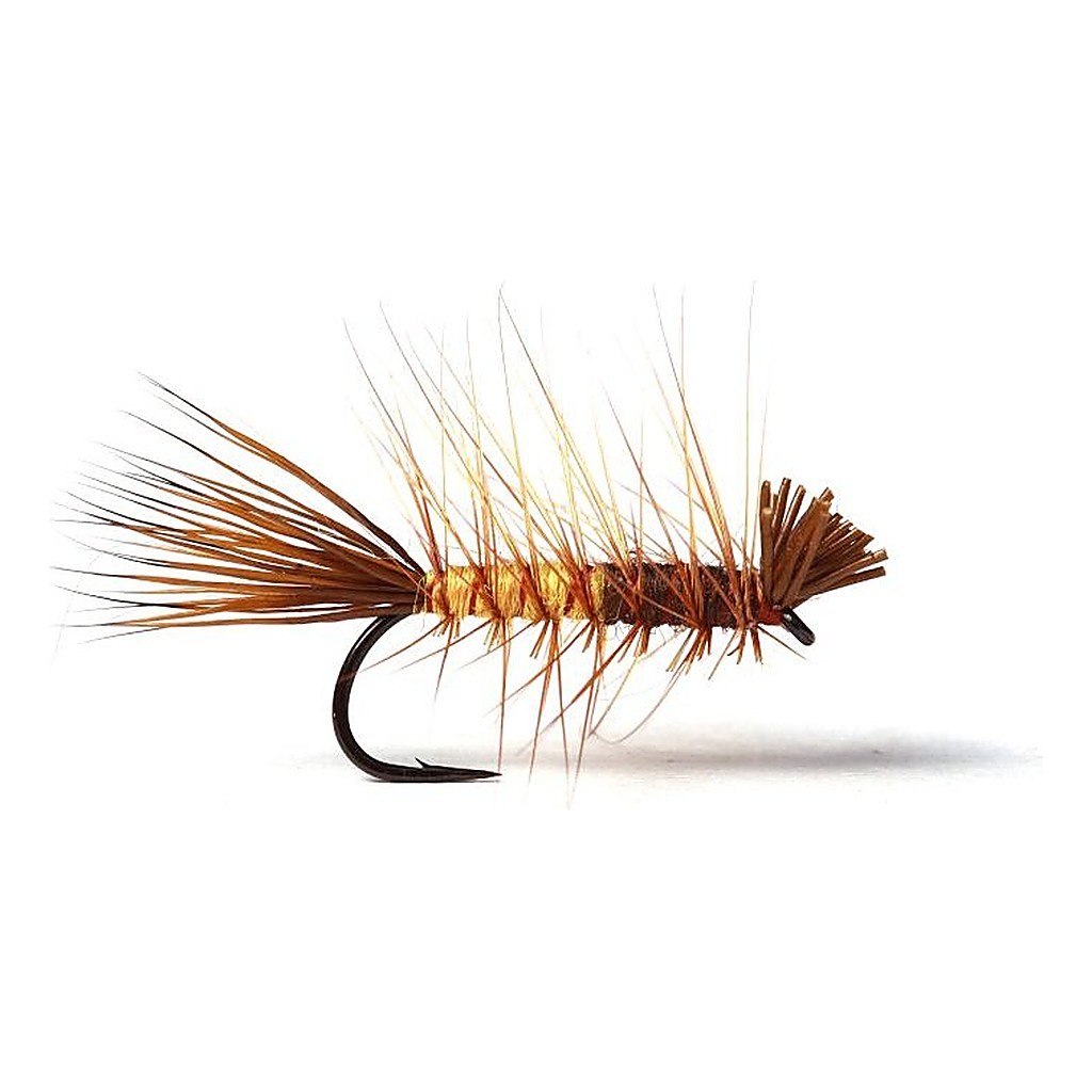 Super Dyret Brown/Yellow in the group Lures / Flies / Dry Flies at Sportfiskeprylar.se (GL49651r)