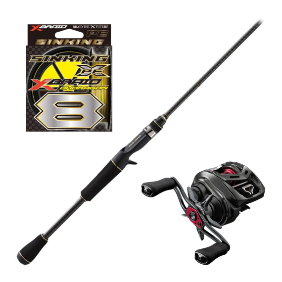 RAID Gladiator ANTI GA-65PBF Power Bait Finesse Combo in the group Combos / Casting Combos / Casting Combo Perch at Sportfiskeprylar.se (GLADIATORSET)