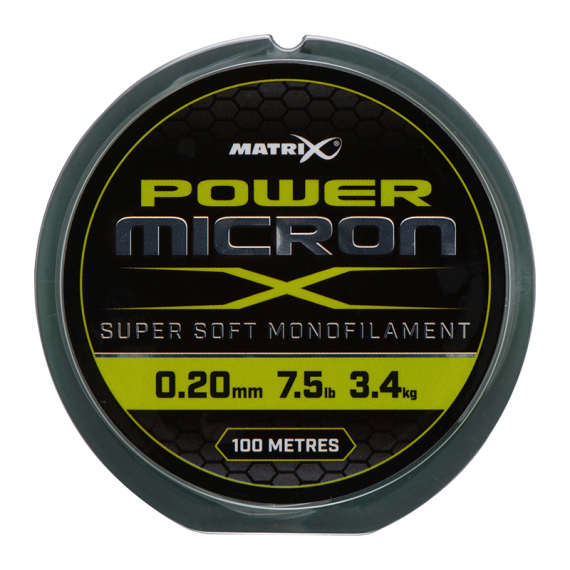 Matrix Power Micron X - 100m in the group Lines / Monofilament Lines at Sportfiskeprylar.se (GML028r)