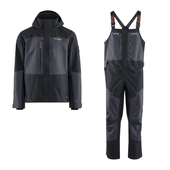 Grundéns Gore-Tex Pro Fishing Jacket & Bib Combo Obsidian in the group Clothes & Shoes / Clothing / Fishing Suits at Sportfiskeprylar.se (GRUNDENSGORETEXSET)