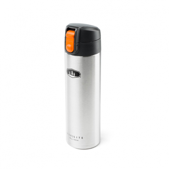 GSI Outdoors Microlite Vac Bottle 500 Ml Stainless in the group Outdoor / Camp Kitchen & Utensils / Thermoses / Thermos at Sportfiskeprylar.se (GSI67110)
