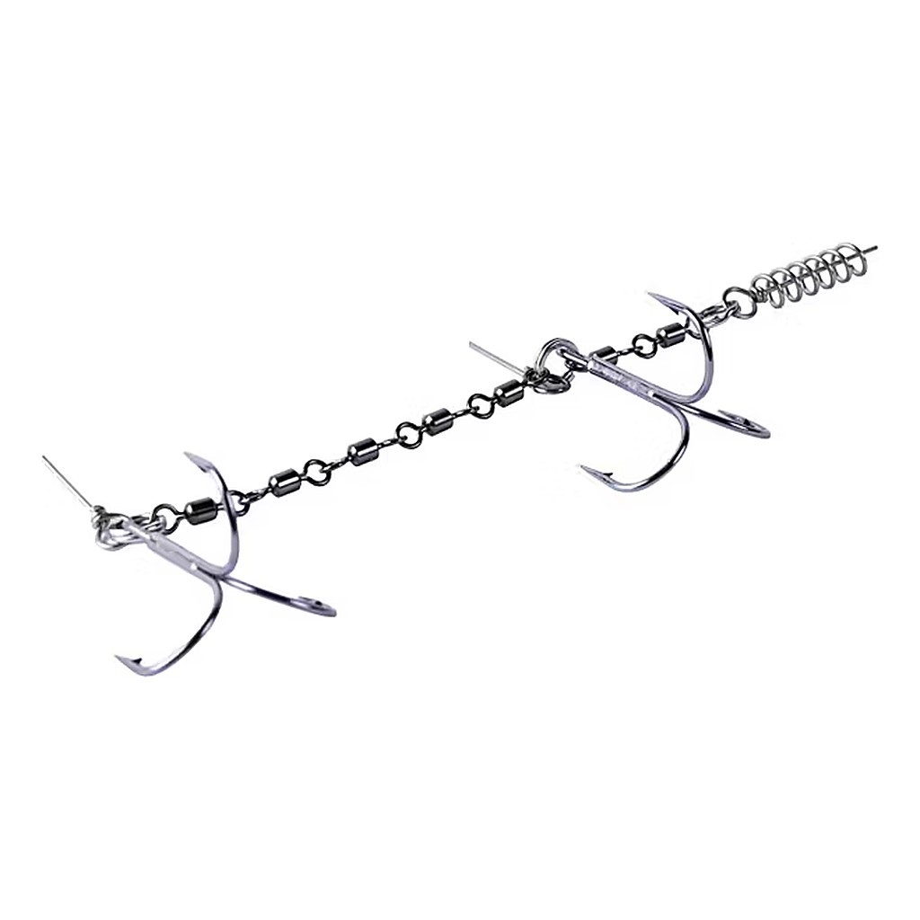 Gator Black Nickel Swivel Stinger in the group Hooks & Terminal Tackle / Stingers & Stinger Accessories / Stingers at Sportfiskeprylar.se (GT-SE-BN-S-1-2-0r)