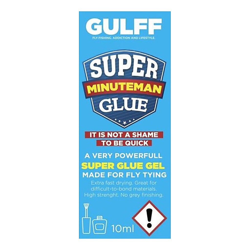 Gulff Minuteman Gel 10ml in the group Tools & Accessories / Super Glue & Epoxy / Super Glue at Sportfiskeprylar.se (GU10MG)