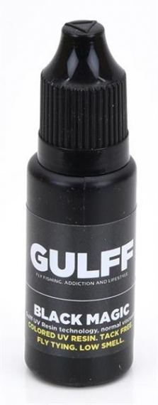 Gulff Black Magic 15ml in the group Tools & Accessories / Super Glue & Epoxy / UV Glue at Sportfiskeprylar.se (GU15BLK)