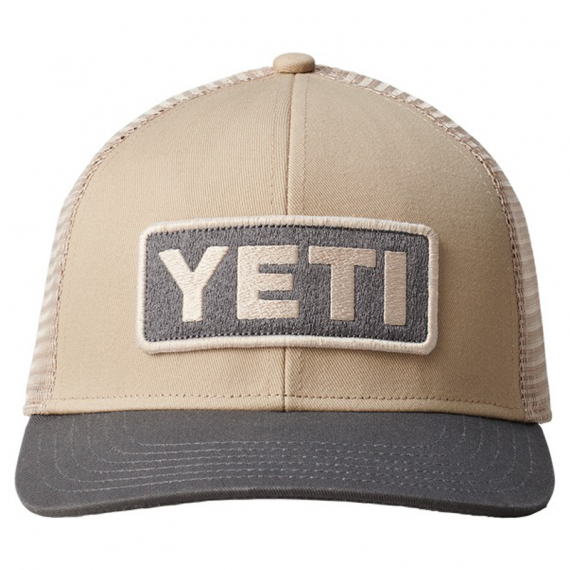 Yeti Logo Badge Sharptail Taupe/Grey in the group Clothes & Shoes / Caps & Headwear / Caps / Trucker Caps at Sportfiskeprylar.se (H008T)
