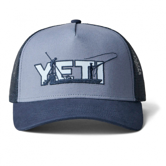 Yeti Skiff Hat Offshore Dark Blue in the group Clothes & Shoes / Caps & Headwear / Caps / Trucker Caps at Sportfiskeprylar.se (H010O)