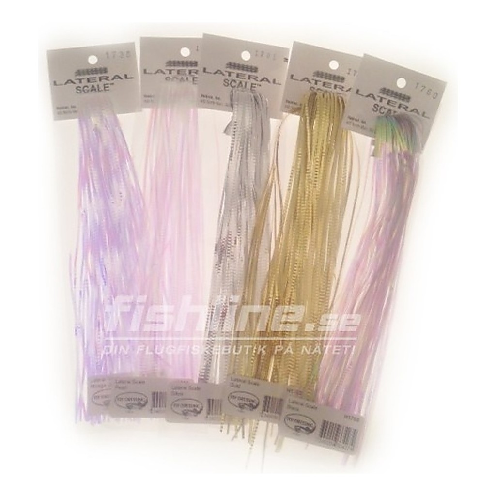 Lateral Scale - Pearl Black in the group Hooks & Terminal Tackle / Fly Tying / Fly Tying Material / Flash & Syntetics at Sportfiskeprylar.se (H1760)