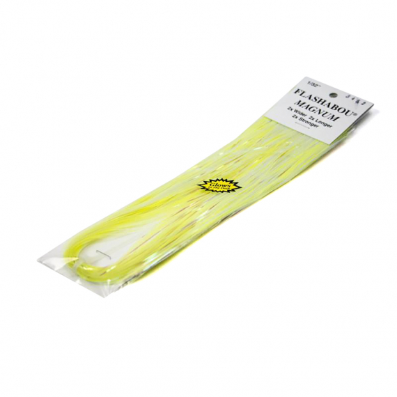 Pearl-A-Glow flashabou magnum - yellow in the group Hooks & Terminal Tackle / Fly Tying / Fly Tying Material / Flash & Syntetics at Sportfiskeprylar.se (H3452)