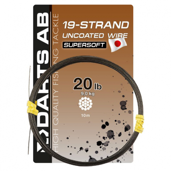 Darts 19-Strand Wire 30lb in the group Hooks & Terminal Tackle / Leaders & Leader Materials / Leader Materials / Wire at Sportfiskeprylar.se (H513-30)