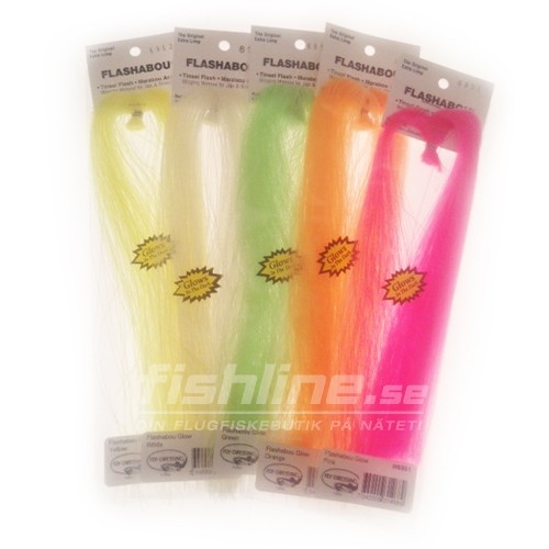 Flashabou Glow in the group Hooks & Terminal Tackle / Fly Tying / Fly Tying Material / Flash & Syntetics at Sportfiskeprylar.se (H6955r)