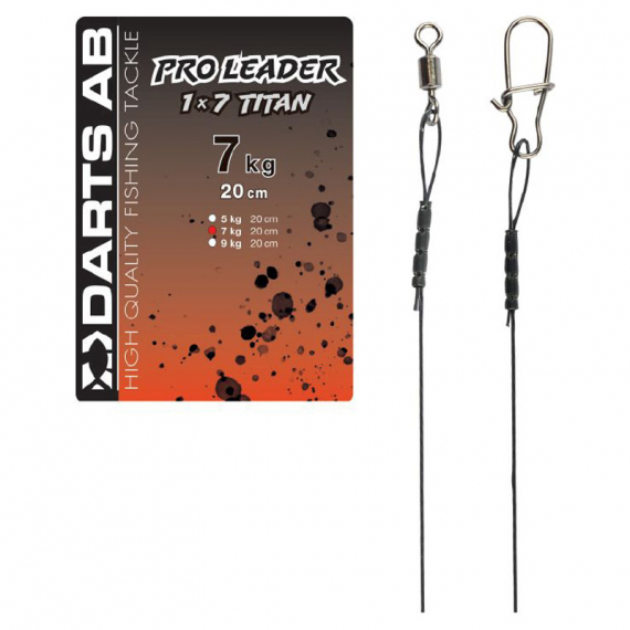 TITANTAFS 1x7-20cm 9kg in the group Hooks & Terminal Tackle / Leaders & Leader Materials at Sportfiskeprylar.se (H7003-09)
