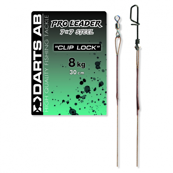 Tafs Cliplock Wire 30cm 49-Strand Wire 8kg in the group Hooks & Terminal Tackle / Leaders & Leader Materials at Sportfiskeprylar.se (H7008-2408)