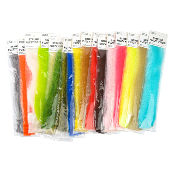 Strung Fuzzy Fiber in the group Hooks & Terminal Tackle / Fly Tying / Fly Tying Material / Flash & Syntetics at Sportfiskeprylar.se (H9001r)