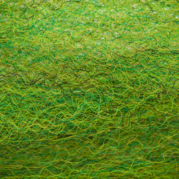 Strung Fuzzy Fiber - Green Olive