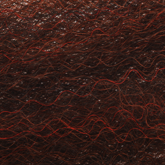 Strung Fuzzy Fiber - Rusty Brown