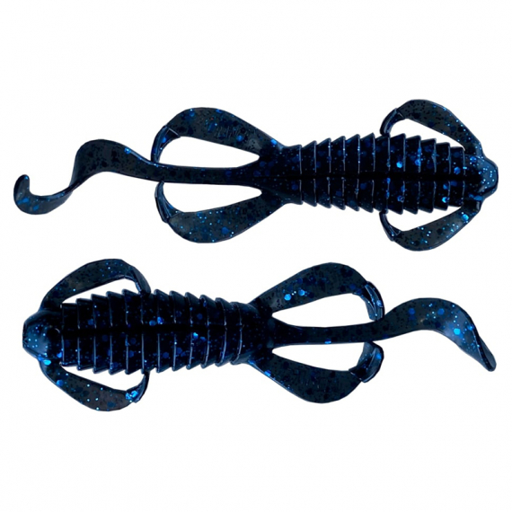 Headbanger BangerLizard 10,6cm, 8g (7pcs) - Black Blue Flake