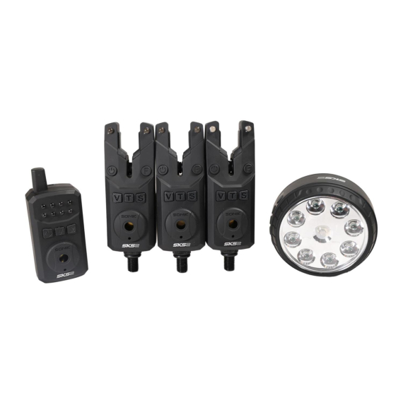 Sonik SKS2 Alarm Set 3+1 + Bivvy Lamp in the group Tools & Accessories / Bite Alarms & Indicators / Bite Alarms at Sportfiskeprylar.se (HC0083)