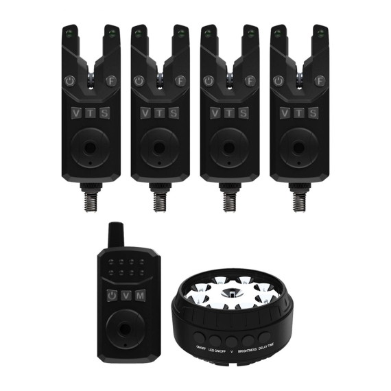 Sonik SKS2 Alarm Set 4+1 + Bivvy Lamp in the group Tools & Accessories / Bite Alarms & Indicators / Bite Alarms at Sportfiskeprylar.se (HC0084)
