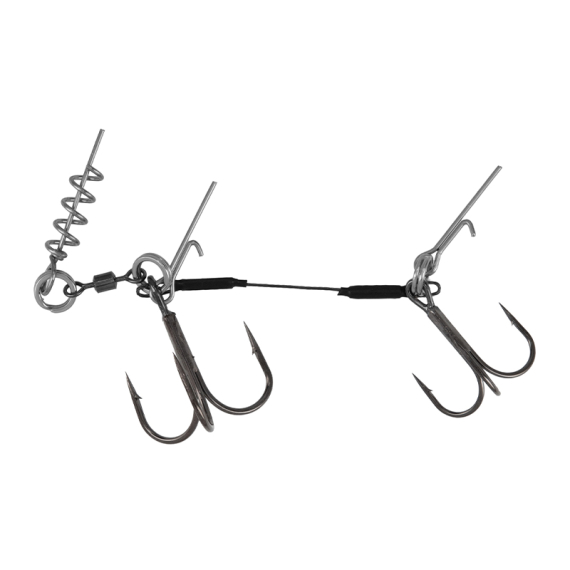 Mikado Stinger Jaws Double Evo Titanium in the group Hooks & Terminal Tackle / Stingers & Stinger Accessories / Stingers at Sportfiskeprylar.se (HDJ-13-01r)