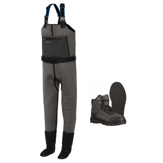Scierra Helmsdale Neo Chest Wader Combo - Felt in the group Clothes & Shoes / Waders & Wading Equipment / Wading Kits at Sportfiskeprylar.se (HELMSDALENEOKIT1)