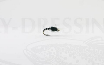 Fjädermyggpuppa size 16 in the group Lures / Flies / Dry Flies at Sportfiskeprylar.se (HF0147-16)