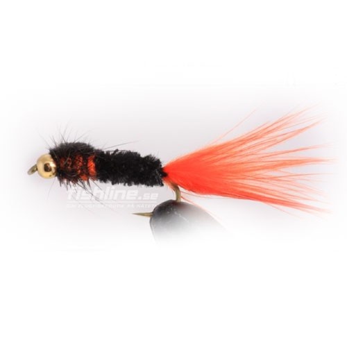 GH Montana Streamer Black/Orange size 8 in the group Lures / Flies / Streamers at Sportfiskeprylar.se (HF0192-8)