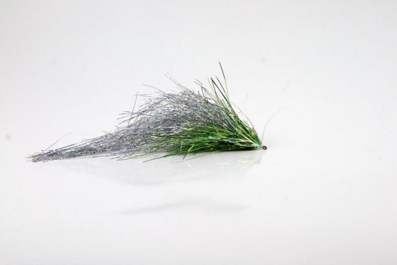 Flashabou Deceiver Green Silver in the group Lures / Flies / Pike Flies at Sportfiskeprylar.se (HF1190-2)