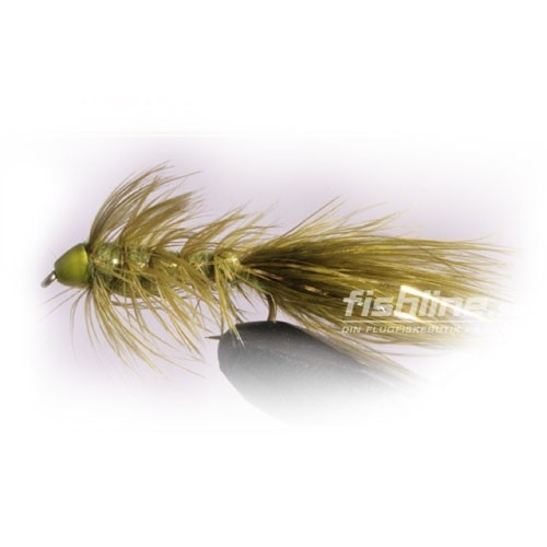 Wolly Bugger Cone olive size 8 in the group Lures / Flies / Streamers at Sportfiskeprylar.se (HF1224-8)