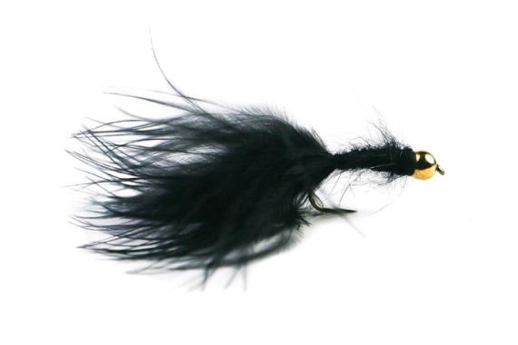 Marabou Streamer Black # 8 in the group Lures / Flies / Streamers at Sportfiskeprylar.se (HF1241-8)