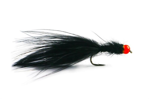 Marabou Streamer Black OH # 8 in the group Lures / Flies / Streamers at Sportfiskeprylar.se (HF1242-8)