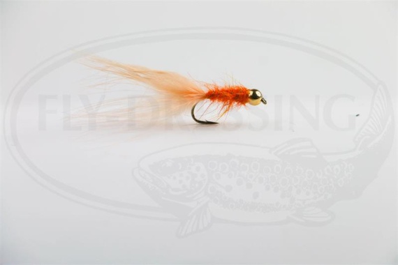 Marabou Streamer Orange # 8 in the group Lures / Flies / Streamers at Sportfiskeprylar.se (HF1245-8)