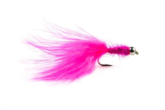 Marabou Streamer Pink # 8 in the group Lures / Flies / Streamers at Sportfiskeprylar.se (HF1246-8)