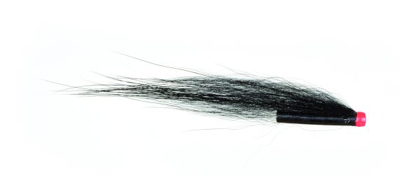Frödin Hitch Flies - Black Simple 1.5 cm in the group Lures / Flies / Salmon Flies at Sportfiskeprylar.se (HFBS-1.5)