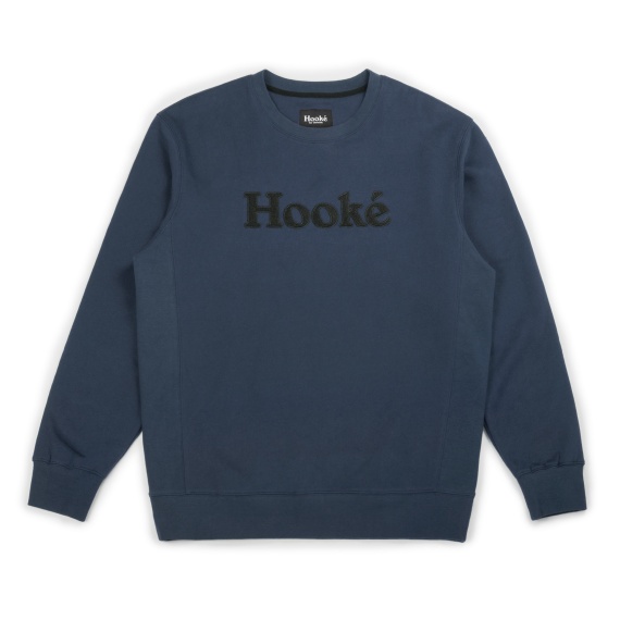 Hooke Original Crewneck Navy - S in the group Clothes & Shoes / Clothing / Sweaters / Sweatshirts at Sportfiskeprylar.se (HK19FW-CRN1-NAV-S)