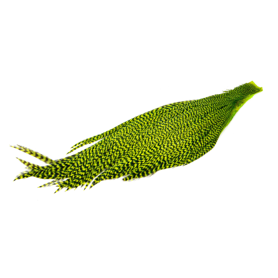 Hareline Half Cape #172 Grizzly Chartreuse