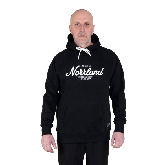 SQRTN Great Norrland Hood Black in the group Clothes & Shoes / Clothing / Sweaters / Hoodies at Sportfiskeprylar.se (HOOD-001-Mr)
