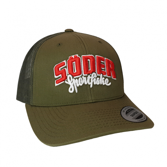 Söder Sportfiske Trucker Olive - Original Logo in the group Clothes & Shoes / Caps & Headwear / Caps / Trucker Caps at Sportfiskeprylar.se (HS1003142-OL)