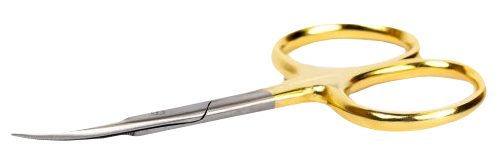 High Grade Scissor Curved 4\'\' Gold in the group Tools & Accessories / Pliers & Scissors / Line Cutters & Scissors at Sportfiskeprylar.se (IB-427)