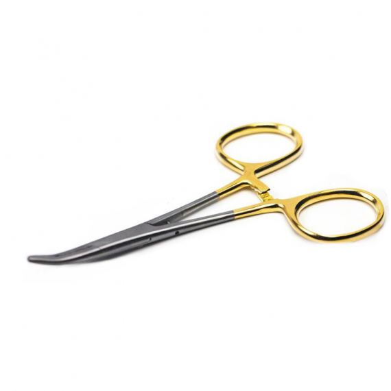 High Grade Peang 5\'\' - Gold Curved in the group Tools & Accessories / Pliers & Scissors / Forceps at Sportfiskeprylar.se (IB-440)