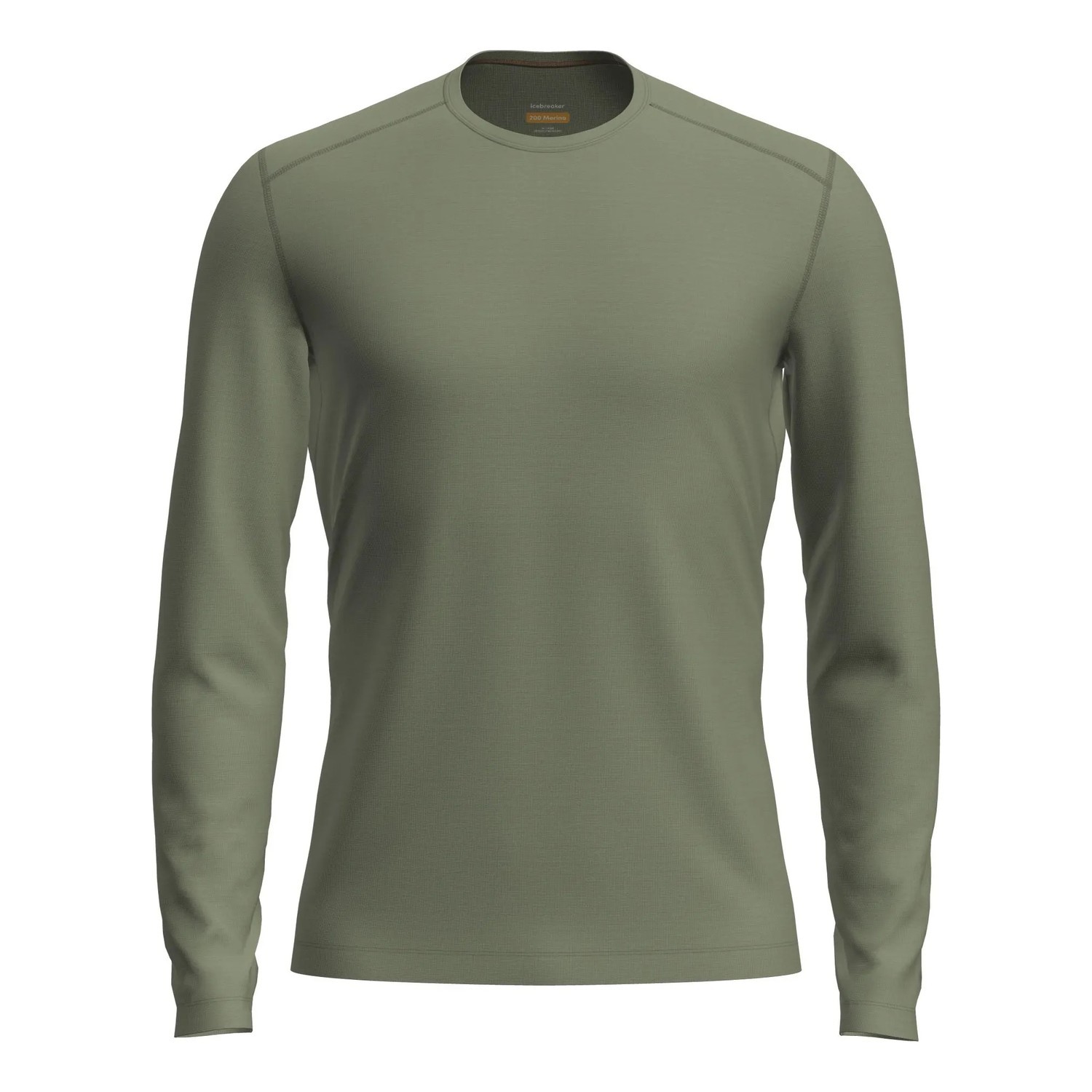 Icebreaker M\'s Merino 200 Oasis LS Crew Lichen in the group Clothes & Shoes / Clothing / Layering & Underwear / Base Layer Tops at Sportfiskeprylar.se (IB104365A741002r)