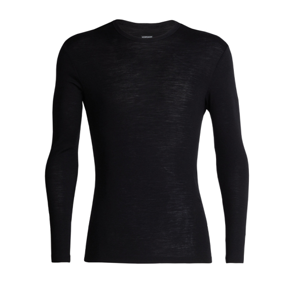 Icebreaker Mens 175 Everyday LS Crewe Black in the group Clothes & Shoes / Clothing / Layering & Underwear / Base Layer Tops at Sportfiskeprylar.se (IB1044830011005r)