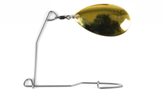 Instant Spinnerbait, #8 Indiana Gold Plate in the group Hooks & Terminal Tackle / Spinnerbait Rigs & Blades at Sportfiskeprylar.se (INSTANT19)