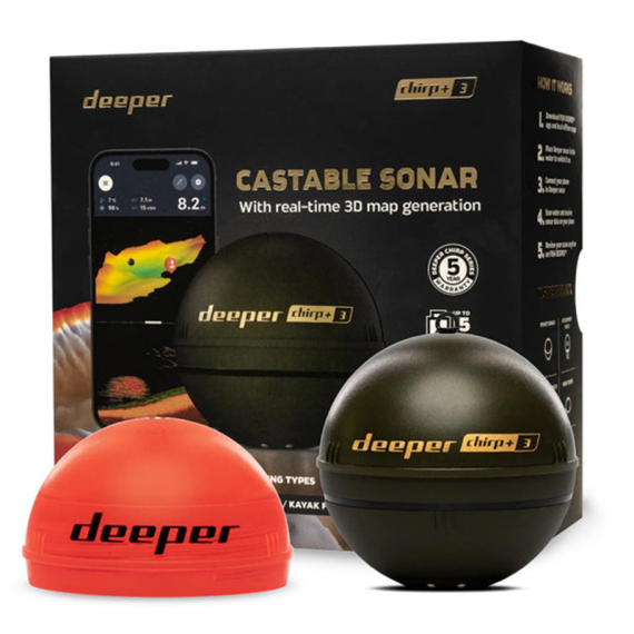 Deeper Smart Sonar CHIRP+ 3 in the group Marine Electronics & Boat / Fishfinders & Chartplotters / Portable Fish Finders at Sportfiskeprylar.se (ITGAM1951)