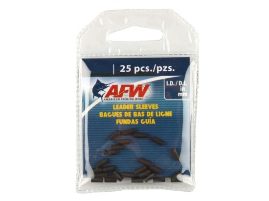 AFW Sleeves 25 pack size 4 in the group Hooks & Terminal Tackle / Crimps at Sportfiskeprylar.se (J04B-A)