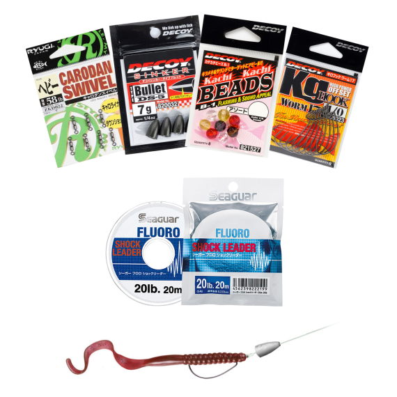 JDM Texas & Carolina Rig Bundle in the group Hooks & Terminal Tackle / Texas & Carolina Accessories at Sportfiskeprylar.se (JDMTEXASCOROLINASET)