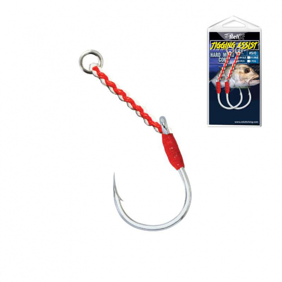 Relix Jigging Hook Assist - Hard Mono Core 2pcs in the group Hooks & Terminal Tackle / Stingers & Stinger Accessories / Stingers at Sportfiskeprylar.se (JIGMONO181r)