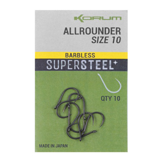 Korum Allrounder Barbless in the group Hooks & Terminal Tackle / Hooks / Specimen Hooks at Sportfiskeprylar.se (K0310060r)