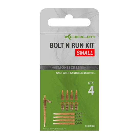 Korum Smokescreen Bolt N Run Kit in the group Hooks & Terminal Tackle / Rig Accessories / Other Rig Accessories at Sportfiskeprylar.se (K0310338r)