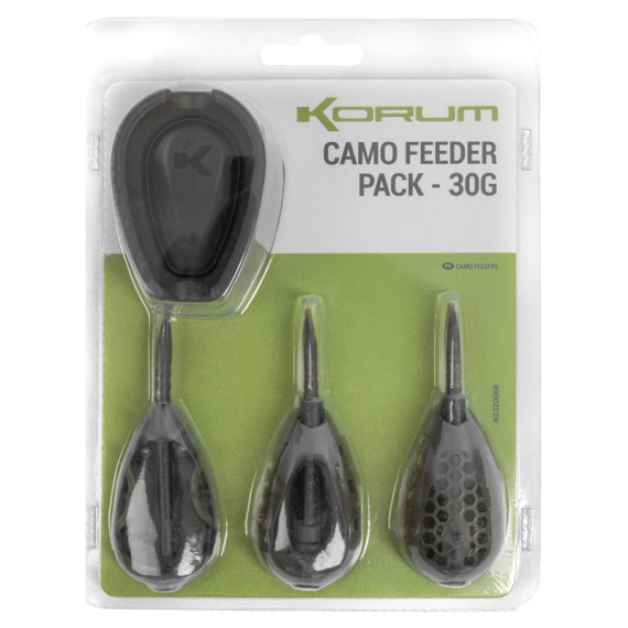 Korum Camo Feeder Pack - 30g in the group Hooks & Terminal Tackle / Rig Accessories / Feeders at Sportfiskeprylar.se (K0320068)