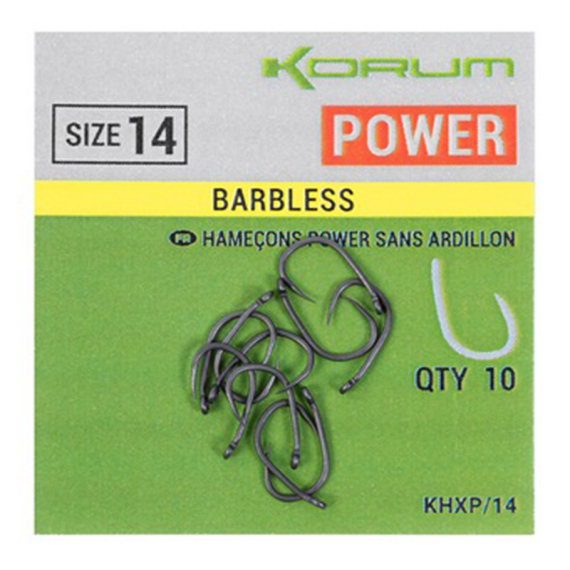 Korum Xpert Power Barbless in the group Hooks & Terminal Tackle / Hooks / Specimen Hooks at Sportfiskeprylar.se (KHXP-06r)